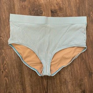High waist swim brief